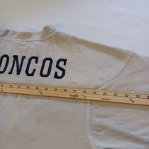 Vintage Denver Broncos Medium T-Shirt Men's Off-White Long Sleeve Lee Sport NFL image 12
