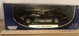 Vtg New  Motor Max 1961 Mako Shark Die Cast Collection 1:18 A16 - £94.79 GBP