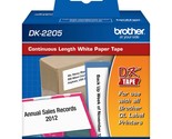 Brother Genuine, DK-2205 Continuous Paper Label Roll, Cut-to-Length Labe... - $33.49+