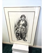 Clown Sketch Print Signed by Artist Ozz Franca - €145,21 EUR