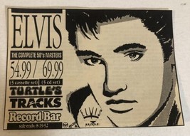 1992 Turtles Records Elvis Presley Vintage Print Ad pa27 - £6.28 GBP