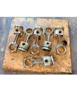 Set of 6 Caterpillar 3406B CAT Diesel Engine Connecting rod &amp; Piston 8N1... - $1,154.07 CAD