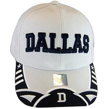 Dallas Texas Men&#39;s Stars &amp; Stripes Adjustable Baseball Cap (Script White/Navy) - £11.70 GBP