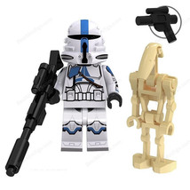 The 501st Legion Airborne Trooper vs Battle Droid Star Wars Minifigures Toys Gif - $13.86