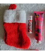 Christmas Red Mini Stockings Hand &amp; Lips Gift Sets - $7.66 CAD