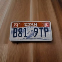 Utah License Plate Life Elevated Greatest Snow On Earth Skier B819TP Man... - $462.20 MXN