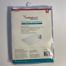 Cardinal Health Essentials 34&quot; x 36&quot; Reusable Underpad Bed Pad Washable - £10.97 GBP
