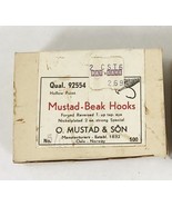 100 Mustad Beak 92554 5/0 Forged Reversed Nickelplated Hollow Point Norway - £17.11 GBP