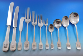 Norman Plain by Shreve Sterling Silver Flatware Set Service 267 pieces Dinner - £25,319.64 GBP