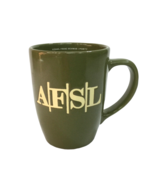 Green Ceramic Coffee Mug Cup Green AFSL Azrael Franz Schwab Lipowitz Mad... - £17.43 GBP
