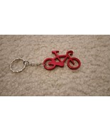 10 Speed Bicycle Bike Anodized Red Keychain / Bottle Opener 4.5&quot; USA SELLER - £9.42 GBP