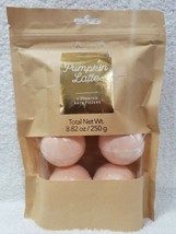 Simple Pleasures PUMPKIN LATTE 5 Scented Bath Fizzers Orange 8.82 oz/250g New - £15.50 GBP