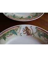 American Atelier Domestications MONKEY ISLAND Lot Set 4x Dinner Plates 1... - $79.99