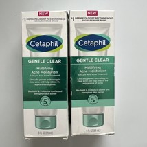 Cetaphil Gentle Clear Mattifying Acne Moisturizer Salicyclic Acid 3 Fl oz 2 Pack - £17.12 GBP