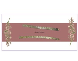 Golden Neodymium Bio Magnetic Titanium Germanium Metal Bracelet for Men &amp; Women - £15.82 GBP