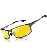 Night Vision Glasses For Driving, Hd Anti Glare Al-Mg Frame For Men And ... - £36.85 GBP
