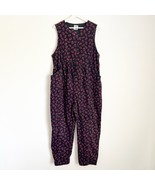 Vtg 90s Laura Ashley Corduroy Sleeveless Jumpsuit Floral Cropped Balloon... - $95.99 CAD