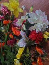 Large Lot Artificial Fake Flowers Pink Yellow White Purple Staging Tulip... - $35.00