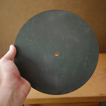 All Natural SLATE Hand Cut Printed Clock Sun Dial Face Blank Cheese Plate 8.75&quot; - £11.72 GBP