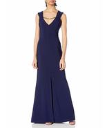 LAUNDRY BY SHELLI SEGAL Women&#39;s Embellished Long Jersey Gown, Inkblot, 2 - £98.60 GBP