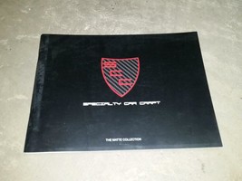 Specialty Car Craft The Matte Collection Advertising Brochure Ferrari Bentley - $24.99