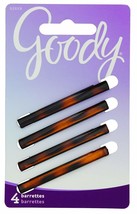 Goody Classics Stay Tight Hair Barrette Mock Tort Clips Styling Tools 4-... - $15.99