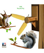 SPINNING SQUIRREL FEEDER Fun Entertainment 100% Recycled Poly Amish Hand... - £55.04 GBP+
