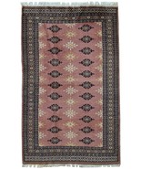 Handmade vintage Uzbek Bukhara rug 3.1&#39; x 5&#39; (95cm x154cm) 1960s - 1C538 - $1,232.10 CAD