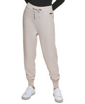 MSRP $70 Calvin Klein Jeans Honeycomb Jogger Pants Beige Size Large (STAIN) - $28.50