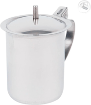 Thunder up Creamer with Lid 10 Oz, Coffee Creamer Container, Small Stainless Ste - £11.90 GBP