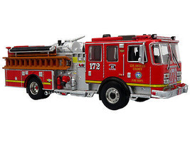 KME Predator Fire Engine #172 LA County Fire Department 1/64 Diecast Model Red 5 - £90.87 GBP