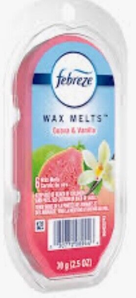 Febreze Wax Melts, Guava &amp; Vanilla, 6 Cubes, 2.5 Oz - $8.95