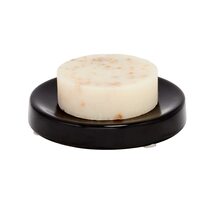 iDesign Ceramic Earth Collection Bar Soap Dish, Matte Black - $20.63