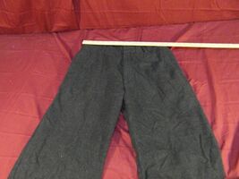 BANANA REPUBLIC BLACK WOOL STRETCH STRAIGHT LEG FIT FORMAL DRESS WORK PA... - $19.56