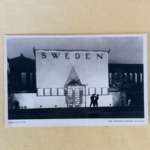 The Swedish Pavilion At Night A Century of Progress Chicago Worlds Fair 1933 - £9.27 GBP