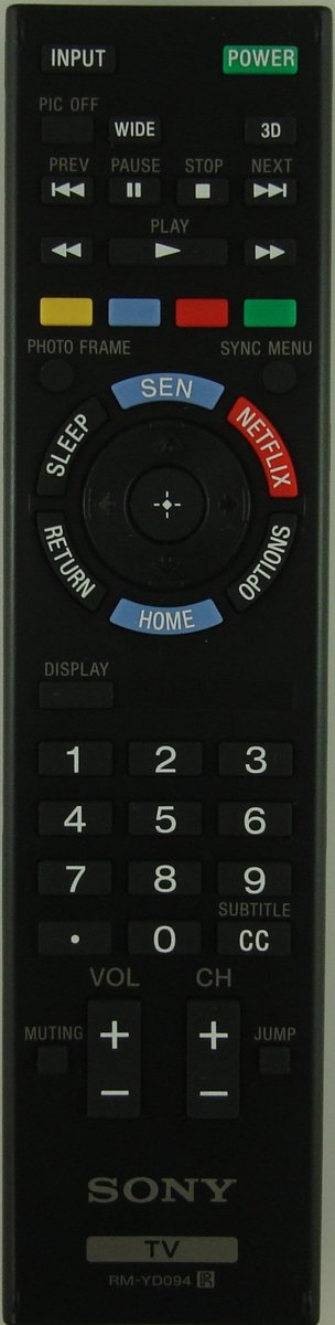 Sony SONKDL60R550A Remote Control RM-YD094 - $26.46