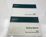 2009 Toyota Camry Hybrid Owners Manual Set OEM F04B02030 - $44.99