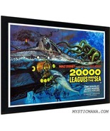 20000 Leagues Under the Sea Framed Movie Poster James Mason Kirk Douglas... - $48.00