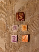 Lot Of 5 Hong Kong Cancelled Postage Stamps Vintage Collection VTG Sets Asia - £9.46 GBP