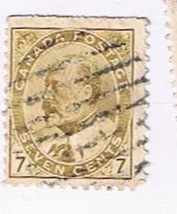 Stamps Canada #113 7c Yellow Ochre King George V Used - £1.09 GBP