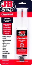 J-B Weld ClearWeld Quick Setting CLEAR Epoxy glass jewelry GLUE Adhesive... - $32.11