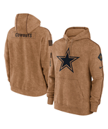 Men&#39;s Dallas Cowboys 2023 Salute to Service Brown Pullover Hoodie S-3XL - £47.11 GBP