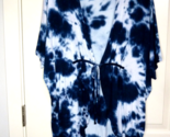 Maurices Blue White Tie Dye Blouse Top Size Small Medium Super soft &amp; st... - $10.39