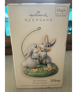 2007 Disney Hallmark Keepsake Bambi &quot;All Atwitter&quot; Thumper Rabbit Orname... - £11.85 GBP