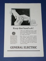 General Electric National Geographic Magazine Ad Vintage 1924 - £11.73 GBP