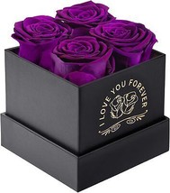 Roses in a Box Rose Flower Gifts for Women Mother&#39;s Day Valentines Day Gifts Bir - £36.75 GBP