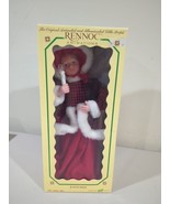 Rare Vintage Rennoc Little People Animated &amp; Lighted Caroler Girl 24&quot; Tall - $87.11