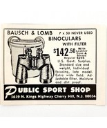 1968 Bausch &amp; Lomb Binoculars 7x50 Filtered Advertisement Hunting Outdoo... - $367.32 MXN