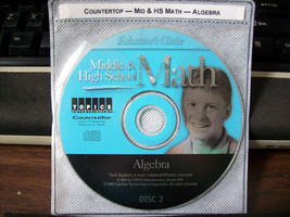 countertop middle high school math algebra cd-rom - £17.58 GBP