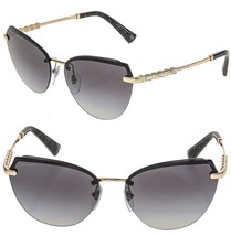 Bvlgari Le Gemme Serpenti Viper 6129 18K Black Gold Plated Sunglasses BV6129KB - £762.09 GBP